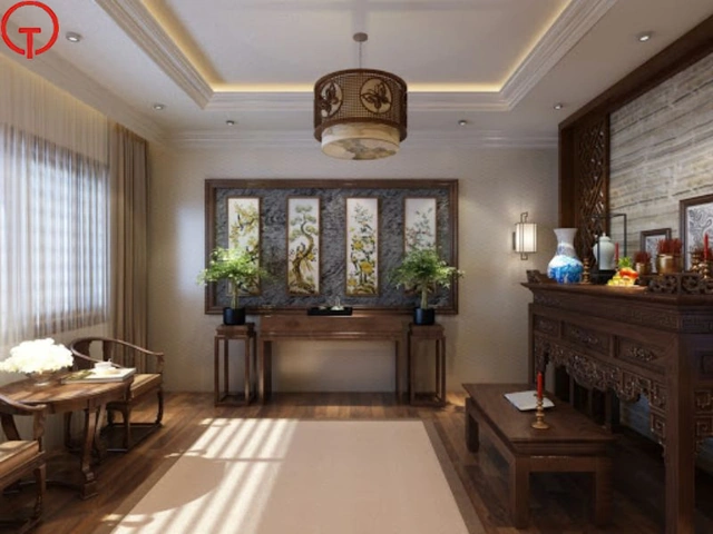 Hình Ảnh Bàn Thờ Xung Với Cửa: Nguyên Nhân, Hệ Lụy & Cách Hóa Giải Chuẩn Phong Thủy Dành Cho Gia Chủ