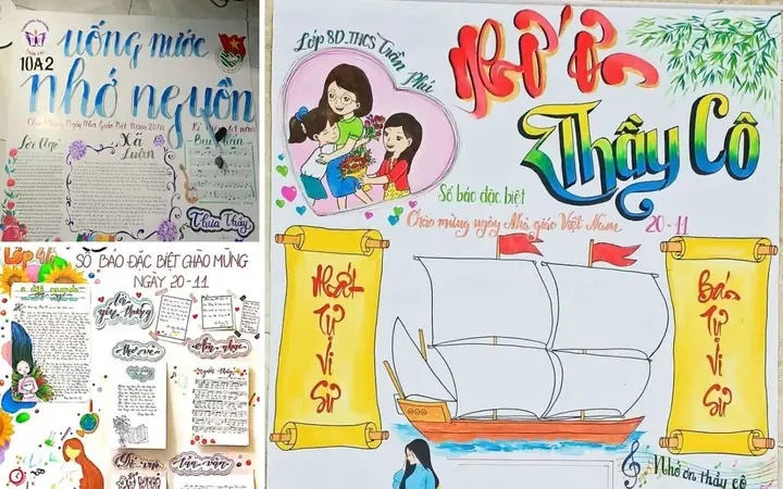 Hình Ảnh Báo Tường Người Lái Đò: Bộ Sưu Tập Đầy Ý Nghĩa & Hướng Dẫn Thiết Kế Cho Giáo Viên & Học Sinh Hình Ảnh Báo Tường Người Lái Đò: Bộ Sưu Tập Đầy Ý Nghĩa & Hướng Dẫn Thiết Kế Cho Giáo Viên & Học Sinh