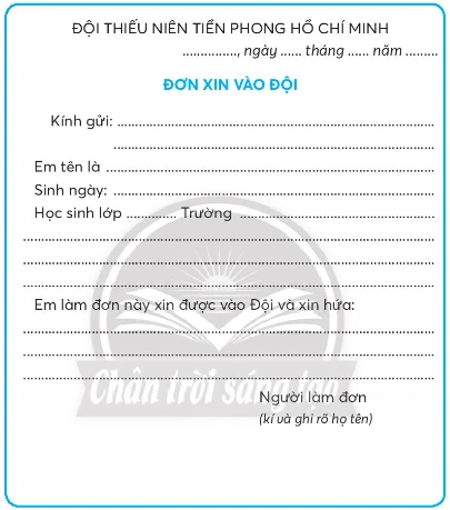 Hình Ảnh Mẫu Đơn Xin Vào Đội Thường Xuyên Dùng – Hướng Dẫn Chi Tiết Cho Học Sinh Lớp 3
