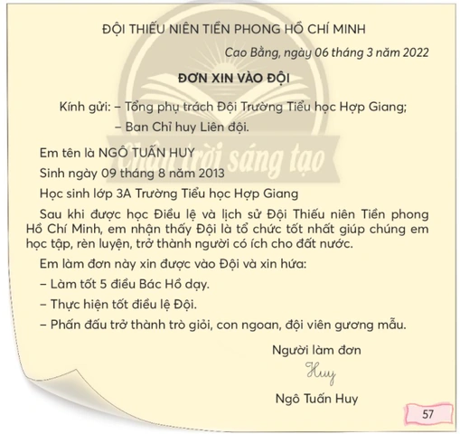 Hình Ảnh Mẫu Đơn Xin Vào Đội Thường Xuyên Dùng – Hướng Dẫn Chi Tiết Cho Học Sinh Lớp 3