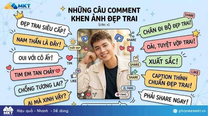 100+ Hình Ảnh Khen Đẹp Trai 2026 – Bạn Đã Xem Đủ Chưa?