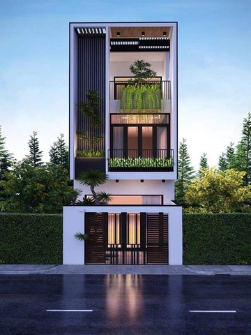 40+ Hình Ảnh Mặt Tiền Nhà Ống Đẹp Nhất 2026 – Gợi Ý Thiết Kế Cho Chủ Nhà & Kiến Trúc Sư