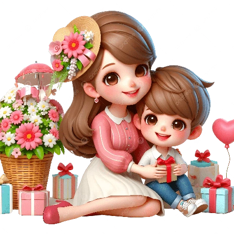 Tải Ngay Hình Ảnh Mẹ & Con Hoạt Hình Đủ Định Dạng Png/vector Miễn Phí – Dành Cho Nhà Thiết Kế & Blogger
