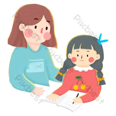 Tải Ngay Hình Ảnh Mẹ & Con Hoạt Hình Đủ Định Dạng Png/vector Miễn Phí – Dành Cho Nhà Thiết Kế & Blogger