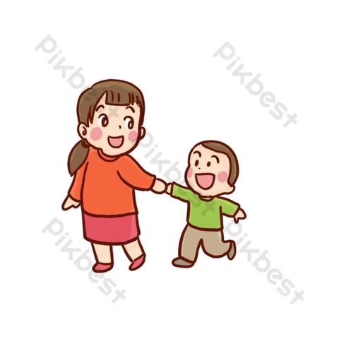 Tải Ngay Hình Ảnh Mẹ & Con Hoạt Hình Đủ Định Dạng Png/vector Miễn Phí – Dành Cho Nhà Thiết Kế & Blogger