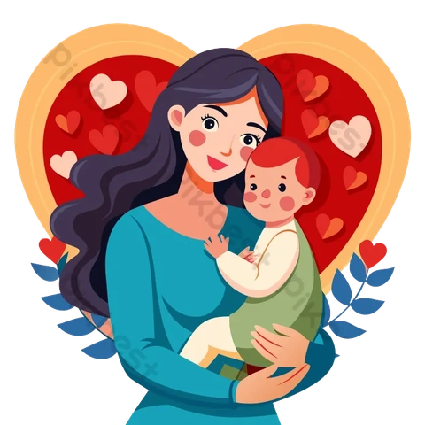 Tải Ngay Hình Ảnh Mẹ & Con Hoạt Hình Đủ Định Dạng Png/vector Miễn Phí – Dành Cho Nhà Thiết Kế & Blogger