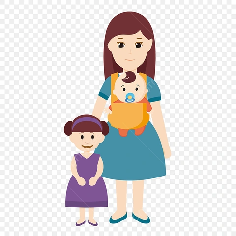 Tải Ngay Hình Ảnh Mẹ & Con Hoạt Hình Đủ Định Dạng Png/vector Miễn Phí – Dành Cho Nhà Thiết Kế & Blogger