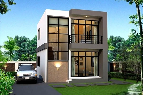 30+ Hình Ảnh Nhà Vuông 2 Tầng Đẹp: Bộ Sưu Tập Mẫu Thiết Kế Hiện Đại Dành Cho Chủ Nhà Năm 2026