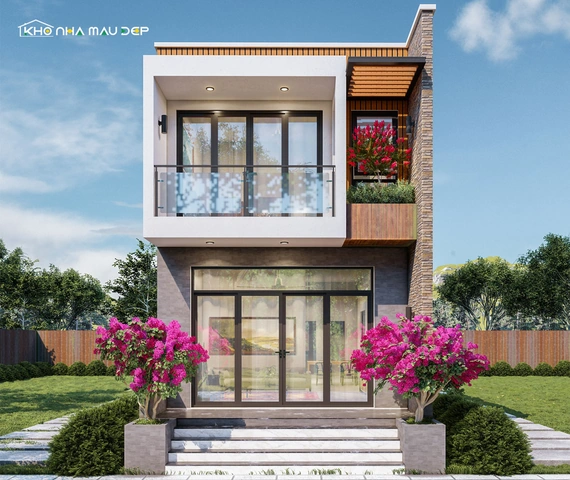 30+ Hình Ảnh Nhà Vuông 2 Tầng Đẹp: Bộ Sưu Tập Mẫu Thiết Kế Hiện Đại Dành Cho Chủ Nhà Năm 2026