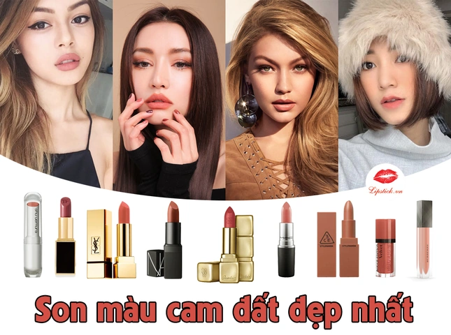 Hình Ảnh Son Màu Cam Đất Đẹp Nhất 2026: Tổng Hợp 15+ Mẫu Son & Cách Chọn Hợp Mọi Tông Da Hình Ảnh Son Màu Cam Đất Đẹp Nhất 2026: Tổng Hợp 15+ Mẫu Son & Cách Chọn Hợp Mọi Tông Da