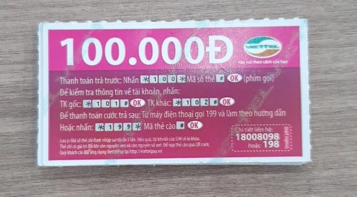 Hình Ảnh Thẻ Viettel 100k Chưa Cào: Tất Cả Những Điều Bạn Cần Biết (dành Cho Người Tìm Kiếm Thông Tin Nhanh) Hình Ảnh Thẻ Viettel 100k Chưa Cào: Tất Cả Những Điều Bạn Cần Biết (dành Cho Người Tìm Kiếm Thông Tin Nhanh)