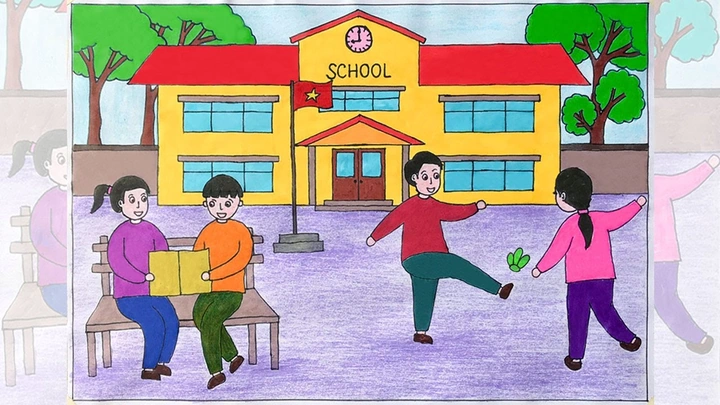 Hướng Dẫn Vẽ Tranh Về Mái Trường: 50+ Ý Tưởng, Mẫu Vẽ Đẹp Và Cách Vẽ Đơn Giản Cho Học Sinh Hướng Dẫn Vẽ Tranh Về Mái Trường: 50+ Ý Tưởng, Mẫu Vẽ Đẹp Và Cách Vẽ Đơn Giản Cho Học Sinh