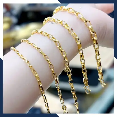 Lắc Tay Dây Xích Vàng