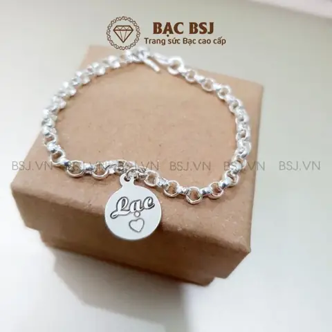 Lắc Tay Khắc Chữ Cho Bé Lắc Tay Khắc Chữ Cho Bé