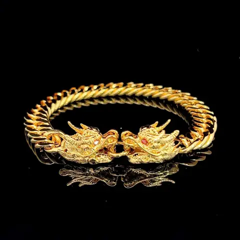 Lắc Tay Nam Mạ Vàng 24k Lắc Tay Nam Mạ Vàng 24k
