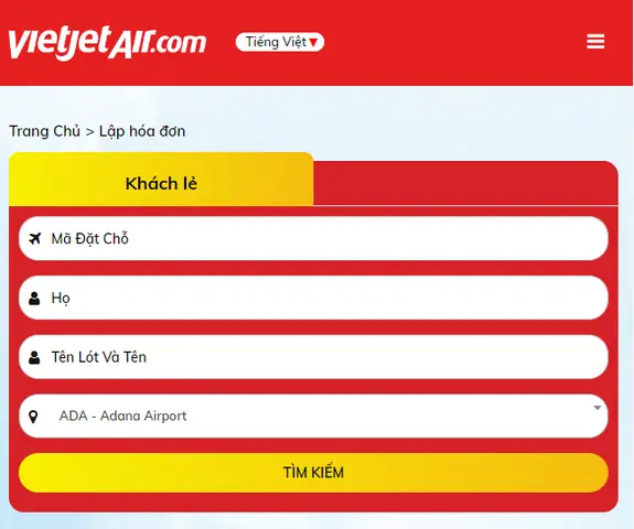 Hướng Dẫn Cách Lấy Hóa Đơn Vat Vé Máy Bay Vietjet Air Chi Tiết Nhất Hướng Dẫn Cách Lấy Hóa Đơn Vat Vé Máy Bay Vietjet Air Chi Tiết Nhất