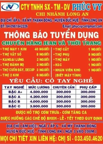 Tổng Hợp Tin Tuyển Dụng Việc Làm Tại Long An Mới Nhất 2026 Tổng Hợp Tin Tuyển Dụng Việc Làm Tại Long An Mới Nhất 2026