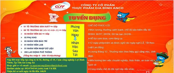 Tổng Hợp Tin Tuyển Dụng Việc Làm Tại Long An Mới Nhất 2026 Tổng Hợp Tin Tuyển Dụng Việc Làm Tại Long An Mới Nhất 2026