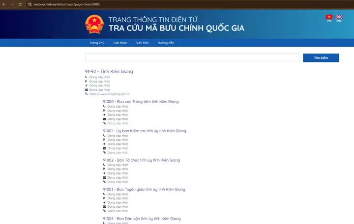 Mã Bưu Chính Rạch Giá: Danh Sách Mã Zip Code Kiên Giang Cập Nhật Mới Nhất Mã Bưu Chính Rạch Giá: Danh Sách Mã Zip Code Kiên Giang Cập Nhật Mới Nhất