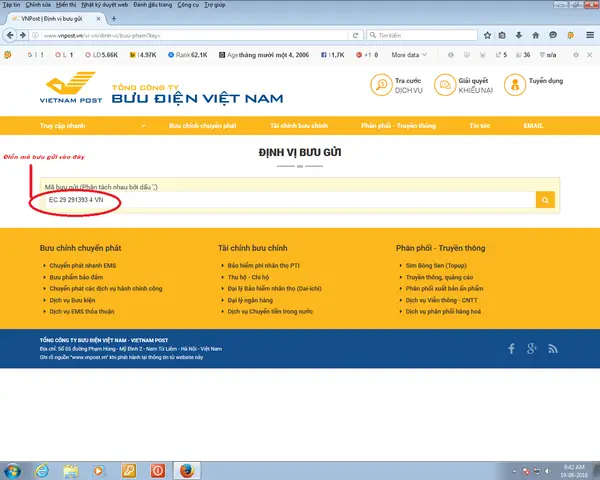 Hướng Dẫn Tra Cứu Định Vị Mã Vận Đơn Bưu Phẩm Vnpost Nhanh Chóng Hướng Dẫn Tra Cứu Định Vị Mã Vận Đơn Bưu Phẩm Vnpost Nhanh Chóng