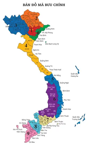 Mã Bưu Chính 63 Tỉnh Thành Việt Nam: Danh Sách Zip Postal Code Cập Nhật Mới Nhất Mã Bưu Chính 63 Tỉnh Thành Việt Nam: Danh Sách Zip Postal Code Cập Nhật Mới Nhất