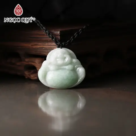 Mặt Dây Chuyền Phật Di Lặc Đá Cẩm Thạch Mặt Dây Chuyền Phật Di Lặc Đá Cẩm Thạch