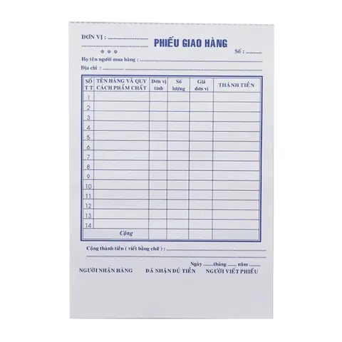 Mẫu Phiếu Giao Hàng Hợp Quy Cách: Tổng Hợp File Word, Excel Mới Nhất Mẫu Phiếu Giao Hàng Hợp Quy Cách: Tổng Hợp File Word, Excel Mới Nhất