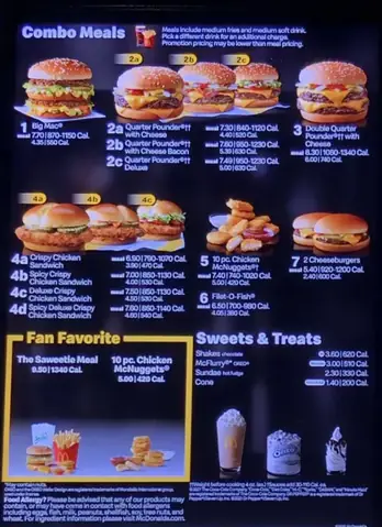Menu Mcdonald's Hà Nội: Danh Sách Món Ăn, Giá Cả Và Combo Mới Nhất Menu Mcdonald's Hà Nội: Danh Sách Món Ăn, Giá Cả Và Combo Mới Nhất