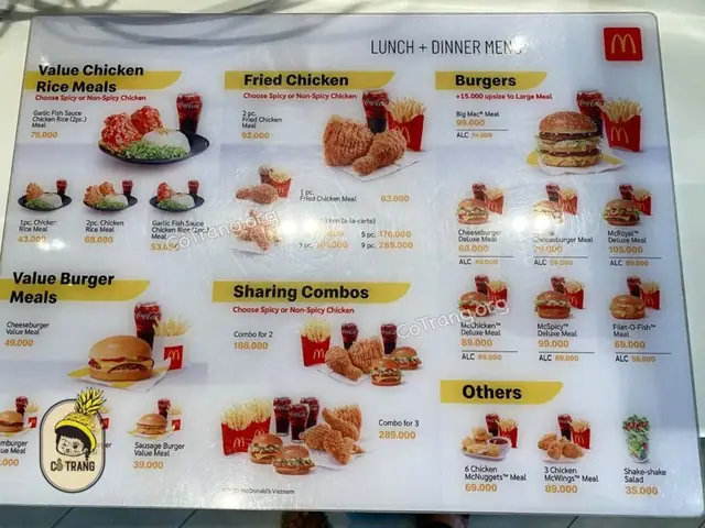 Menu Mcdonald's Hà Nội: Danh Sách Món Ăn, Giá Cả Và Combo Mới Nhất Menu Mcdonald's Hà Nội: Danh Sách Món Ăn, Giá Cả Và Combo Mới Nhất