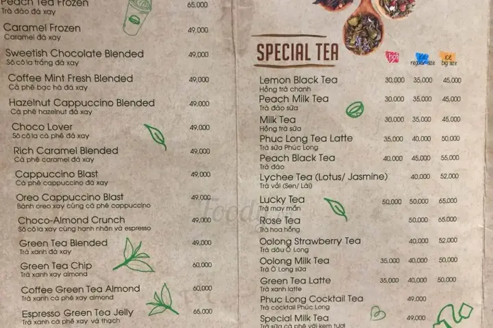 Menu Phúc Long Đà Nẵng: Cập Nhật Danh Sách Thức Uống Và Bảng Giá Mới Nhất Menu Phúc Long Đà Nẵng: Cập Nhật Danh Sách Thức Uống Và Bảng Giá Mới Nhất