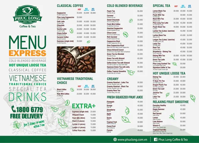 Menu Phúc Long Đà Nẵng: Cập Nhật Danh Sách Thức Uống Và Bảng Giá Mới Nhất Menu Phúc Long Đà Nẵng: Cập Nhật Danh Sách Thức Uống Và Bảng Giá Mới Nhất