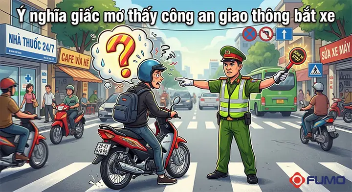 Mơ Thấy Cảnh Sát Giao Thông Bắt Xe Mình Đánh Con Gì