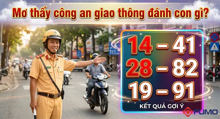 Mơ Thấy Cảnh Sát Giao Thông Bắt Xe Mình Đánh Con Gì