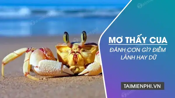 Nằm Mơ Bắt Được Cua Đánh Đề Con Gì
