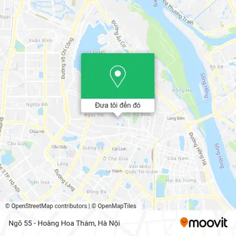 Thông Tin Tổng Quan Và Hướng Dẫn Di Chuyển Đến Ngõ 55 Hoàng Hoa Thám, Ba Đình