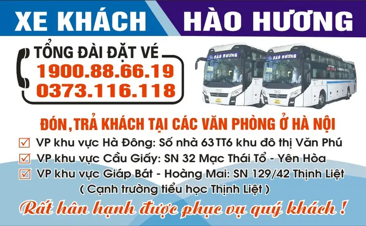 Nhà Xe Hào Hương Giáp Bát – Địa Chỉ, Tuyến Xe, Cách Đặt Vé Và Giá Vé Hiện Hành
