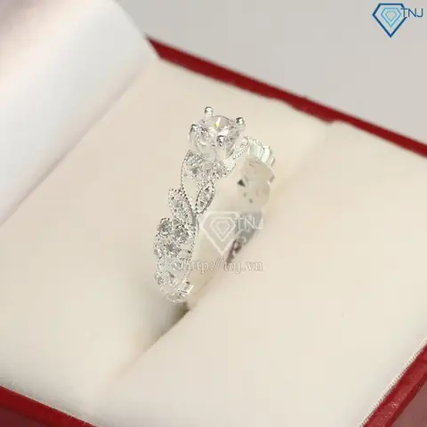 Nhẫn Bạc Hình Hoa Hồng Nhẫn Bạc Hình Hoa Hồng