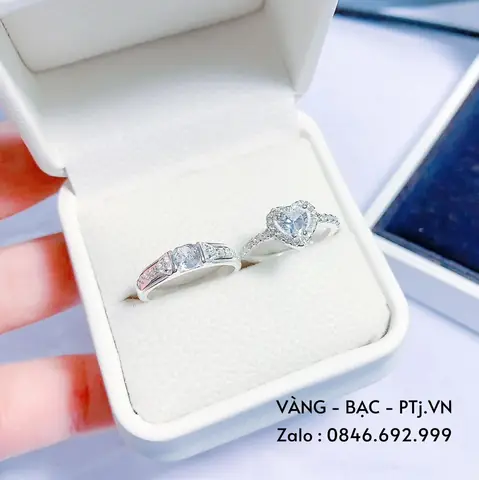 Nhẫn Cặp Bạc Thật Nhẫn Cặp Bạc Thật