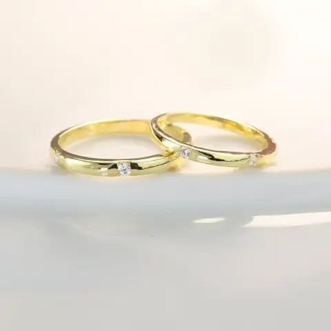 Nhẫn Cặp Tình Nhân Vàng 18k Nhẫn Cặp Tình Nhân Vàng 18k