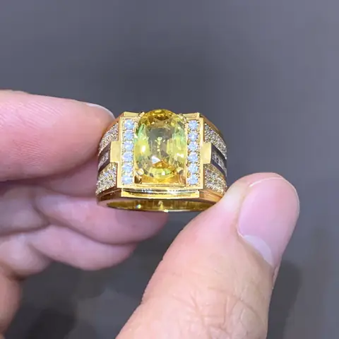 Tổng Hợp Mẫu Nhẫn Nam Sapphire Vàng 18k Đẹp Nhất – Cách Chọn Và Địa Chỉ Mua Uy Tín