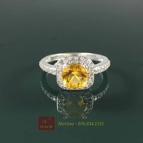 Nhẫn Nữ Thạch Anh Vàng Nhẫn Nữ Thạch Anh Vàng