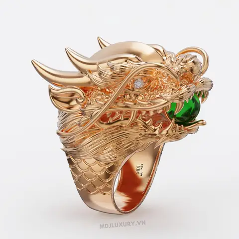 Nhẫn Vàng Đầu Rồng Nhẫn Vàng Đầu Rồng