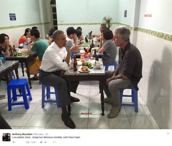 Obama Ăn Bún Chả Cùng Ai? Câu Trả Lời Đầy Đủ Về Buổi Gặp Gỡ Với Anthony Bourdain Obama Ăn Bún Chả Cùng Ai? Câu Trả Lời Đầy Đủ Về Buổi Gặp Gỡ Với Anthony Bourdain