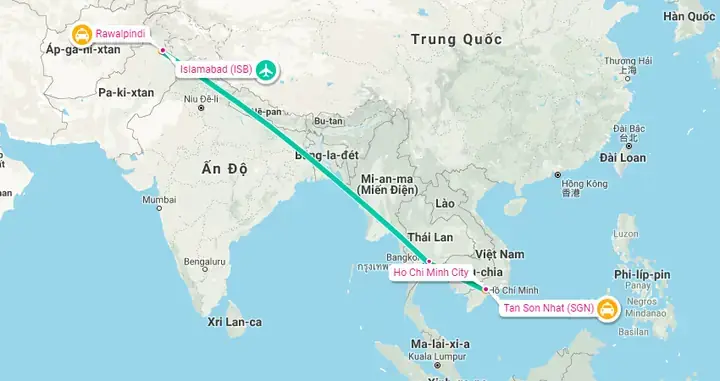 Khoảng Cách, Thời Gian Bay Và Chi Phí Từ Việt Nam Tới Pakistan: Hướng Dẫn Chi Tiết Cho Du Khách Khoảng Cách, Thời Gian Bay Và Chi Phí Từ Việt Nam Tới Pakistan: Hướng Dẫn Chi Tiết Cho Du Khách