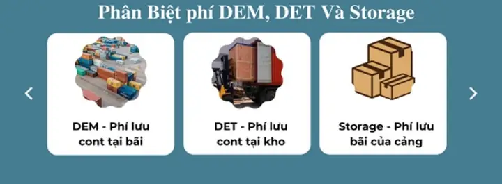 Phí Storage Là Gì? Cách Phân Biệt Phí Storage, Dem Và Det Trong Logistics