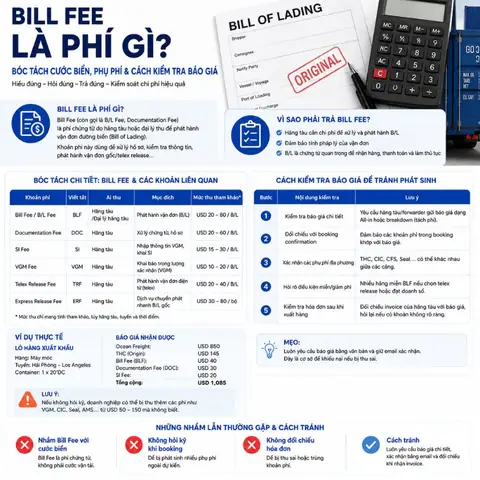Phí Tách Bill Là Gì? Giải Mã Phụ Phí Trong Vận Tải Hàng Không Phí Tách Bill Là Gì? Giải Mã Phụ Phí Trong Vận Tải Hàng Không