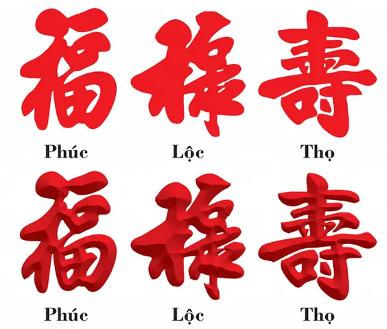 Ý Nghĩa Và Cách Giải Nghĩa Bộ Chữ Phúc Lộc Thọ Trong Tiếng Hán Ý Nghĩa Và Cách Giải Nghĩa Bộ Chữ Phúc Lộc Thọ Trong Tiếng Hán