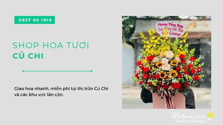 Shop Hoa Tươi Củ Chi Uy Tín: Dịch Vụ Điện Hoa Giao Nhanh Tận Nơi
