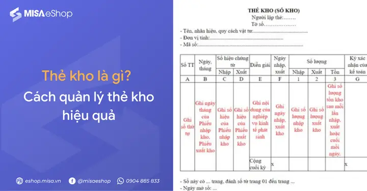 Thẻ Kho Là Gì? Hướng Dẫn Cách Ghi Và Quản Lý Thẻ Kho Chuẩn Xác Thẻ Kho Là Gì? Hướng Dẫn Cách Ghi Và Quản Lý Thẻ Kho Chuẩn Xác