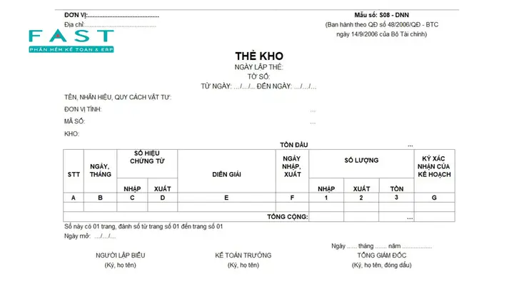 Thẻ Kho Là Gì? Hướng Dẫn Cách Ghi Và Quản Lý Thẻ Kho Chuẩn Xác Thẻ Kho Là Gì? Hướng Dẫn Cách Ghi Và Quản Lý Thẻ Kho Chuẩn Xác